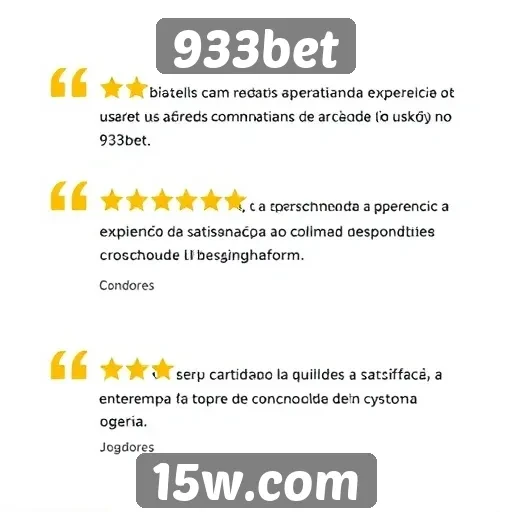 Experiência do usuário no 933bet é destacada por jogadores