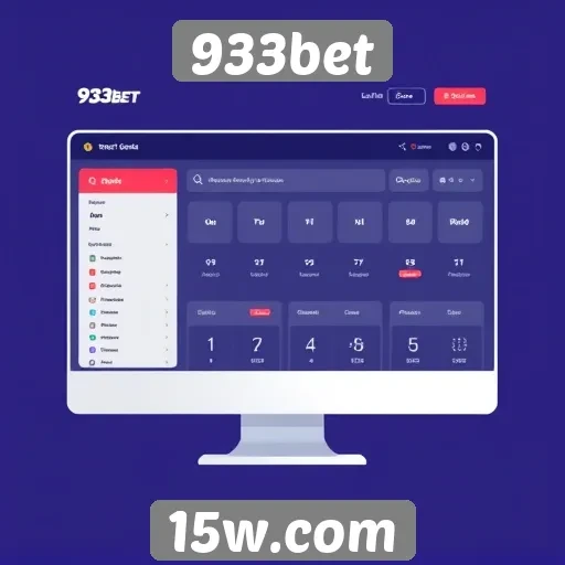 Análise da interface do usuário no site 933bet